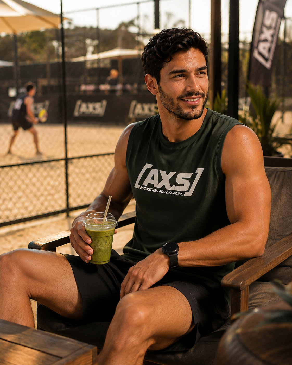 Regata Tech Verde Militar Masculina | Axioma.Supply