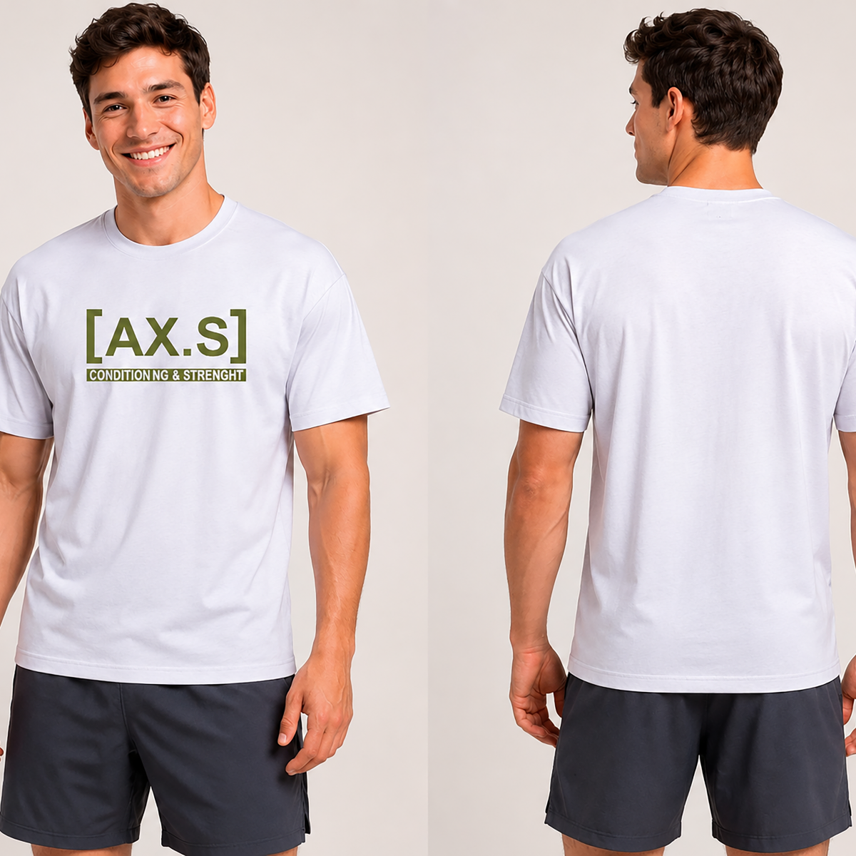 Oversized Branco 100% Algodão | AXIOMA.SUPPLY