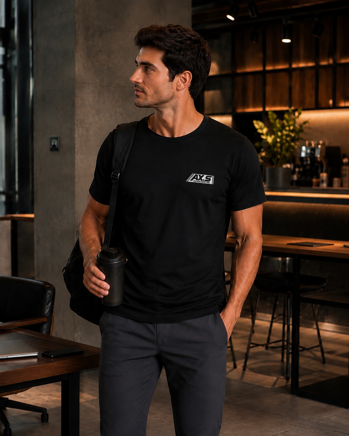 Camiseta Pima Masculina para alta performance