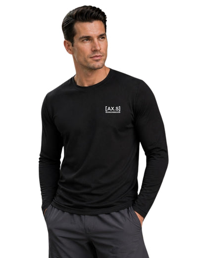 Camisa Manga Longa Dryfit UV Masculina Preta | Axioma.Supply