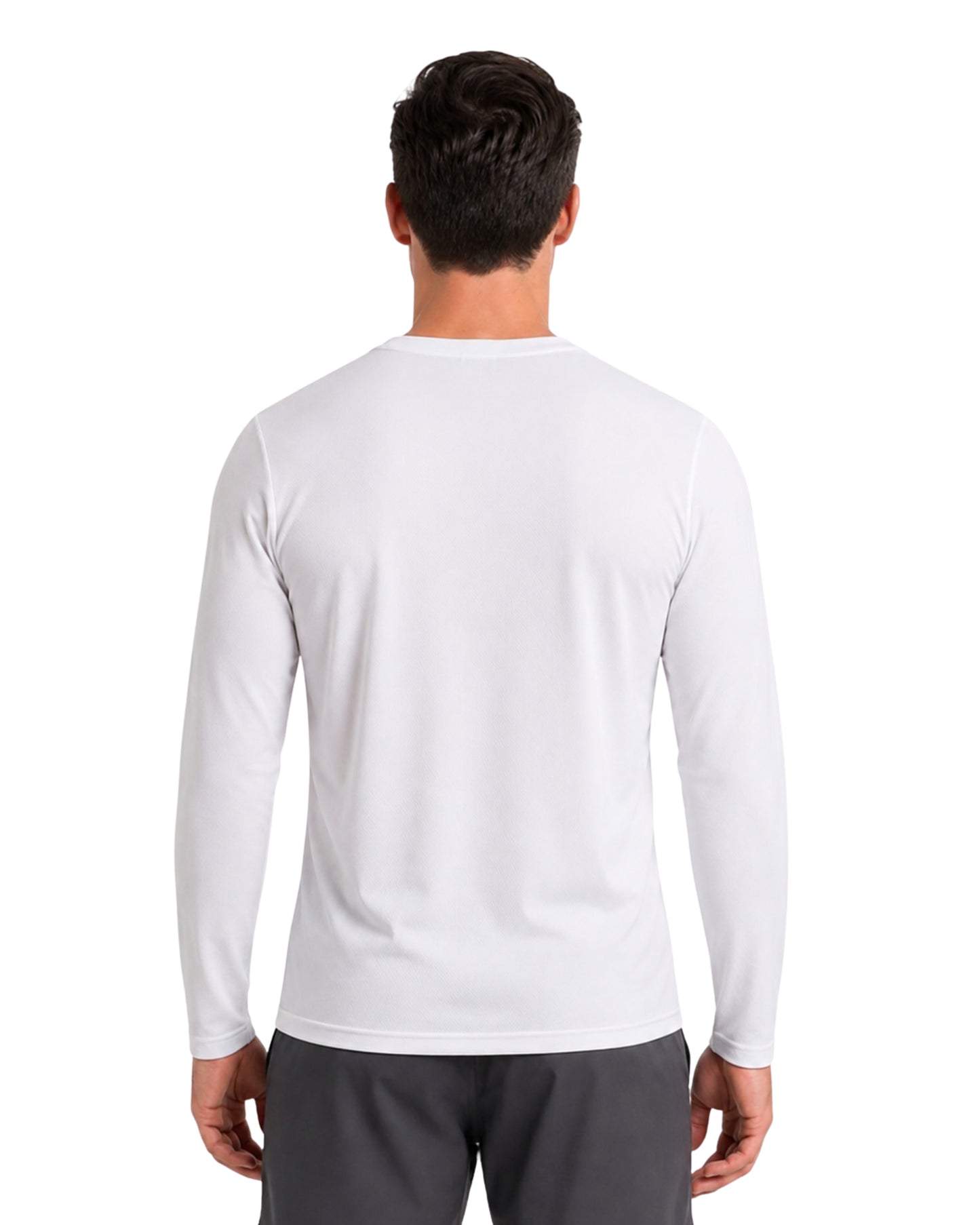 Camisa Manga Longa Dryfit UV Branca Masculina | Axioma.Supply