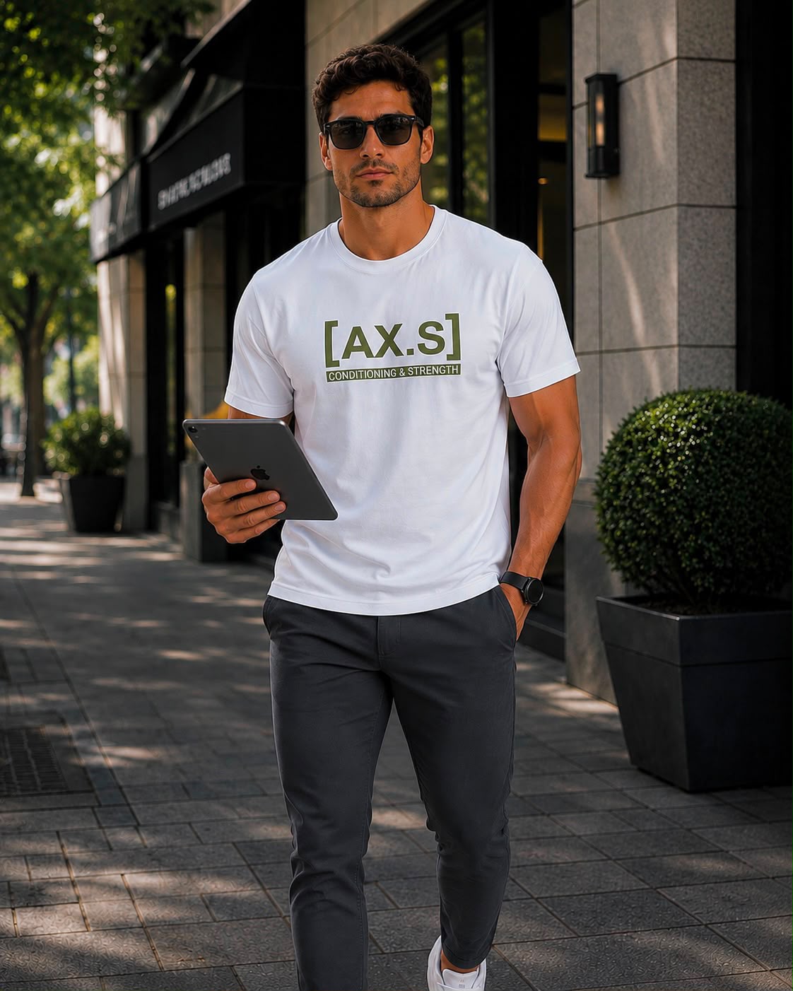 Oversized Branco 100% Algodão | AXIOMA.SUPPLY
