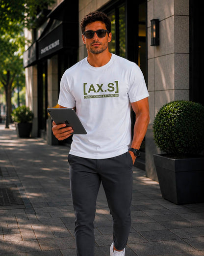 Oversized Branco 100% Algodão | AXIOMA.SUPPLY