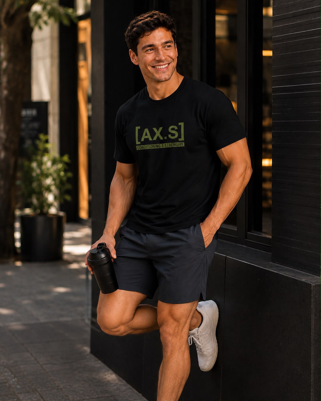 Camiseta Oversized Preto Algodão 100% | Axioma.Supply