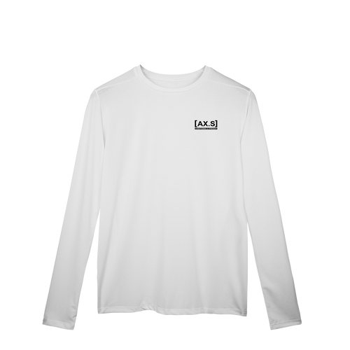 Camisa Manga Longa Dryfit UV Branca Masculina | Axioma.Supply