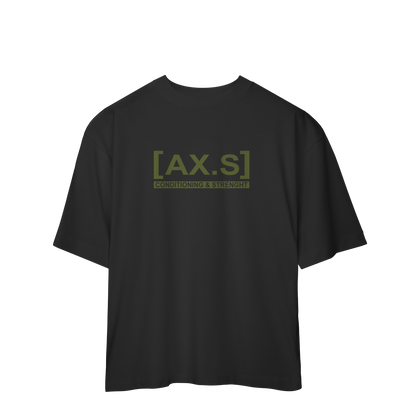 Camiseta Oversized Preto Algodão 100% | Axioma.Supply